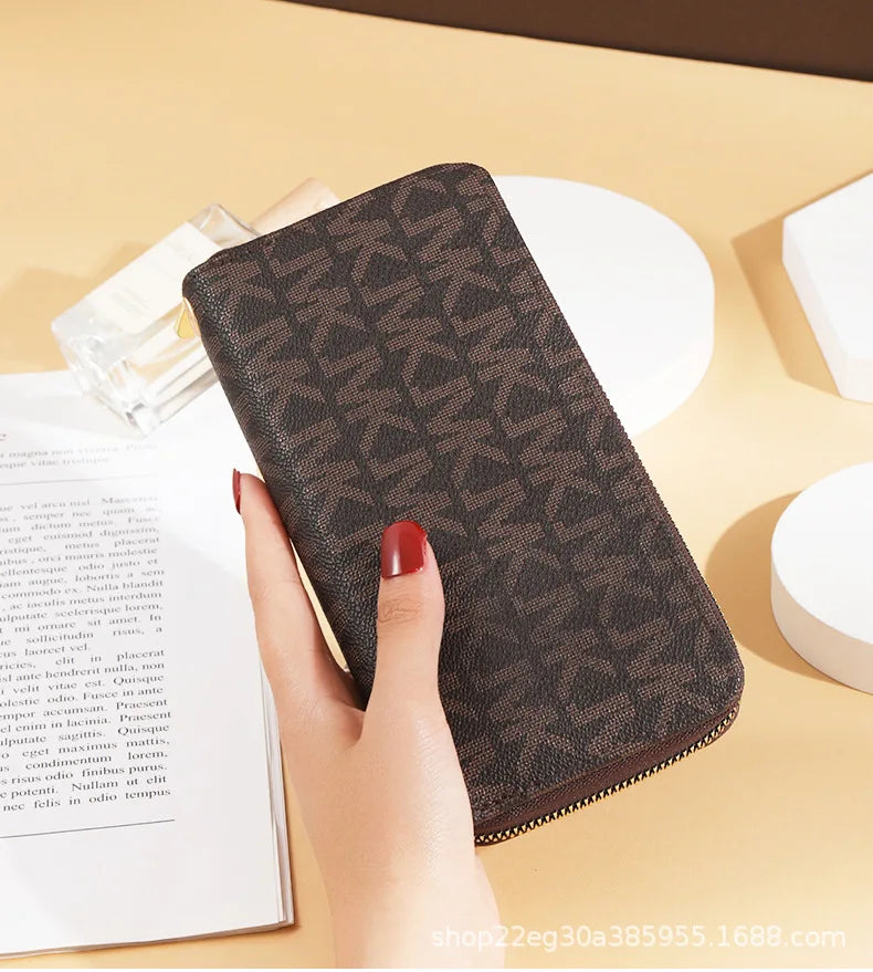 Fashion purse women's long large capacity zipper hand bag phone bag card bag cartera femenina wallet billetera carteras 2025