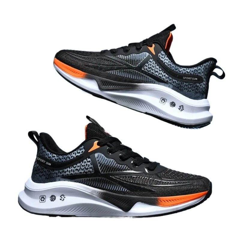 New Running Shoes Summer Tenis Masculino New Fitness Test Middle School Students Bounce Cushioning Sneakers Men's Shoes
