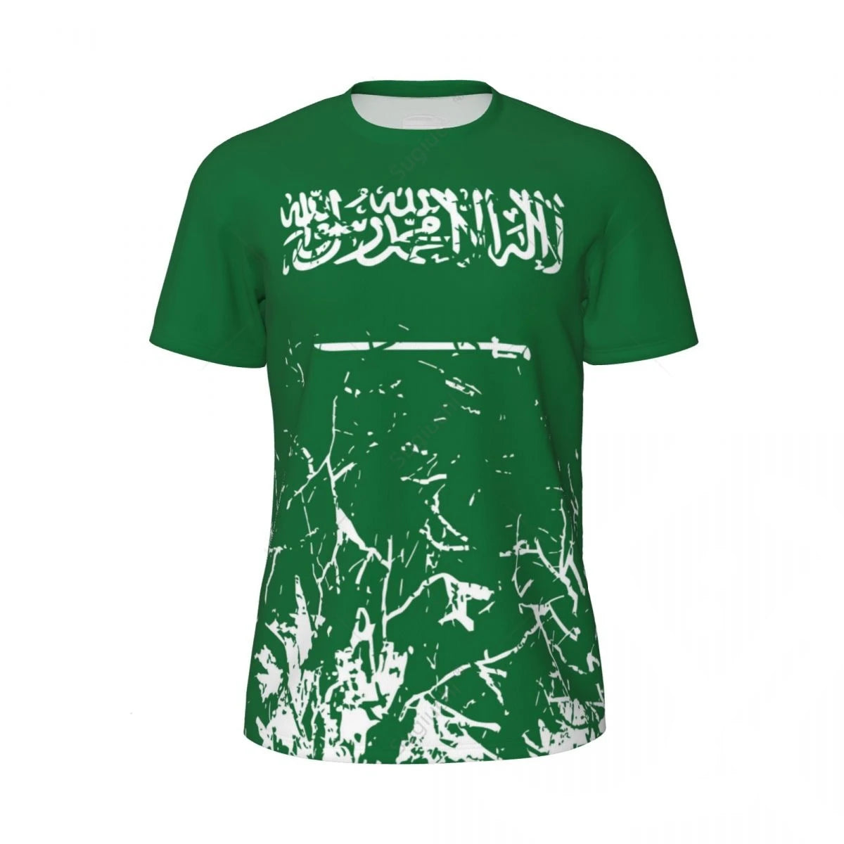 2024 Cheap New Mens T Shirt Saudi Arabia Flag Football T-shirts 3D Printed Running Bike Sports Casual Tops Summer Man Clothes