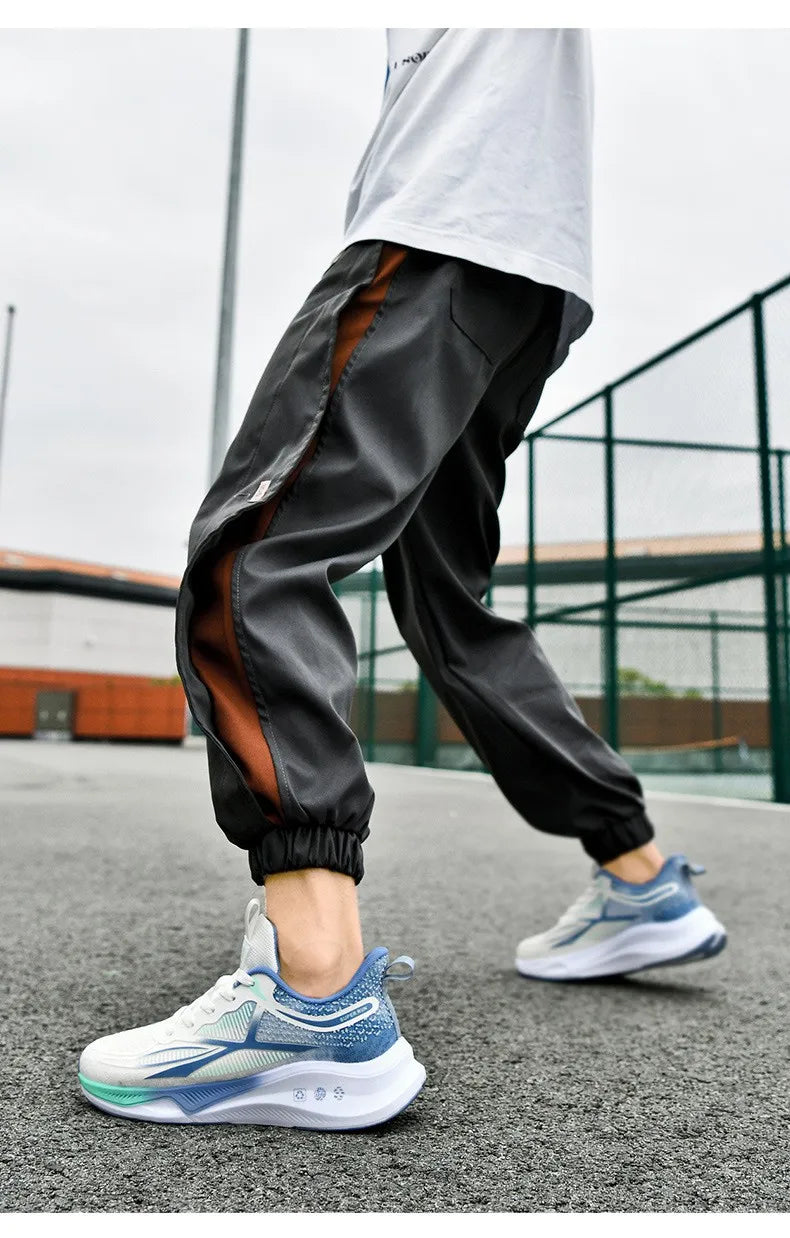 New Running Shoes Summer Tenis Masculino New Fitness Test Middle School Students Bounce Cushioning Sneakers Men's Shoes