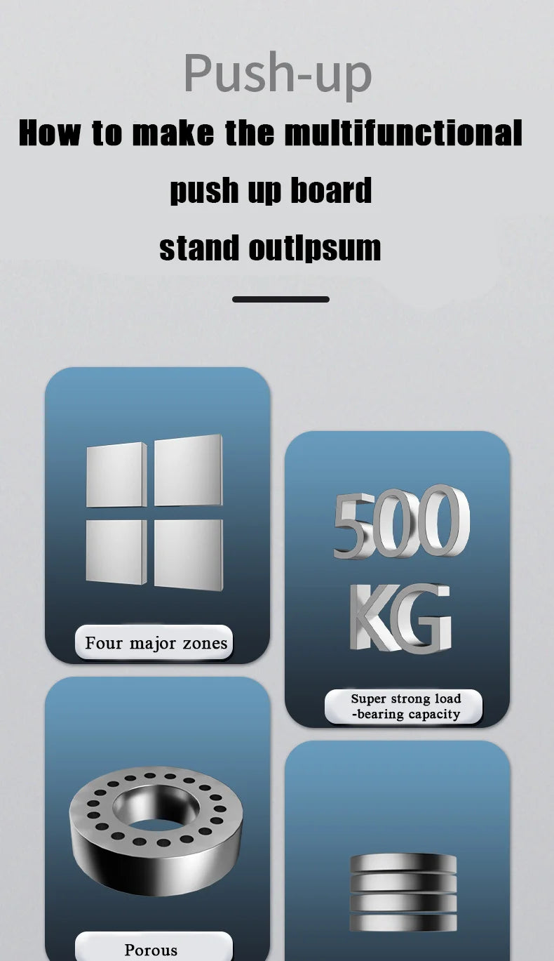 Push Up Board Multi-Function Push Up Bar Push up Handles Professional Home Workout Gym Equipment Strength Training