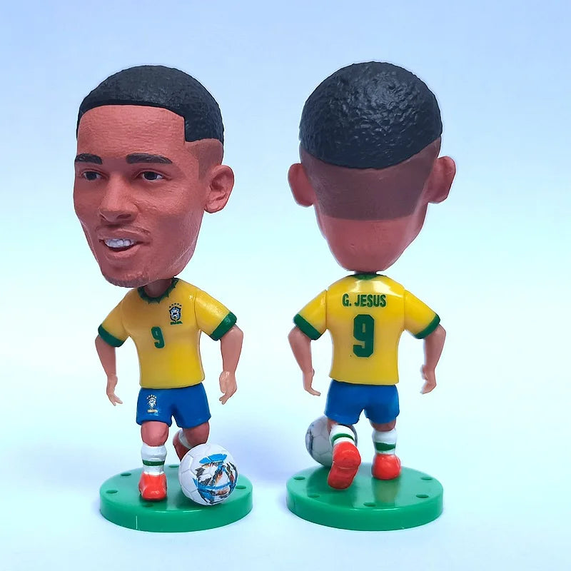 World Cup Brazil Neymar football star doll doll Big Rocafo Carlos ornament decoration desk decoration living room decoration