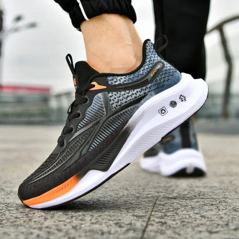 New Running Shoes Summer Tenis Masculino New Fitness Test Middle School Students Bounce Cushioning Sneakers Men's Shoes