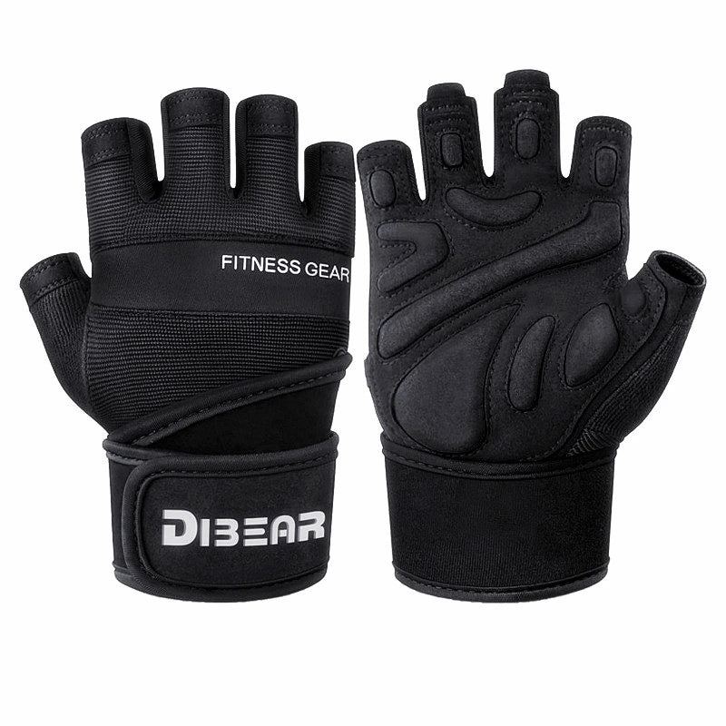 Bodybuilding Gym Gloves Weightlifting Dumbbell Kettlebell Pull Ups Workout Fitness Gloves For Man Women Crossfit Training