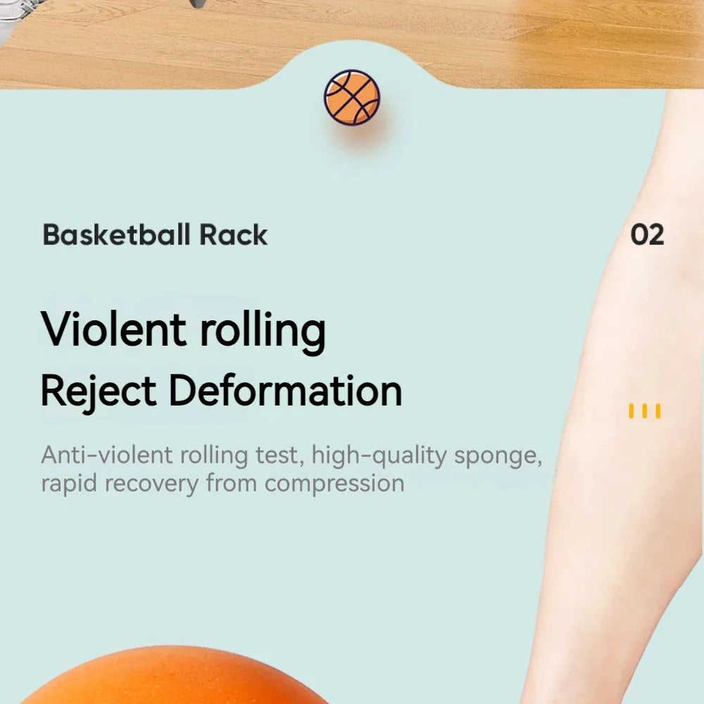 Foam Basketball Kids Silent Basketball Bouncing Mute Silent Ball Bounce Squeezable Mute Bouncing Basketball