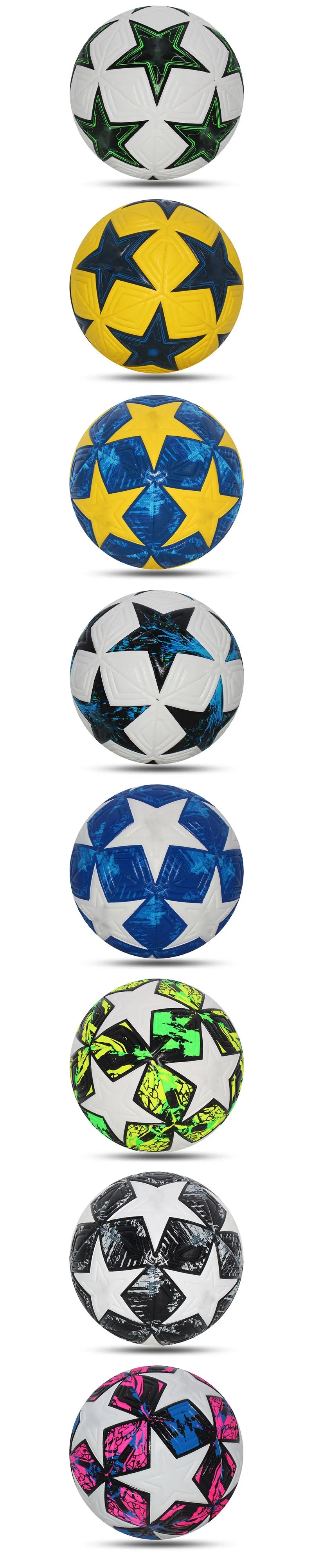 Standard Soccer Ball Professional Outdoors Sports Match Balls Training Seamless Football High Quality PU Material Size 5 Size 4