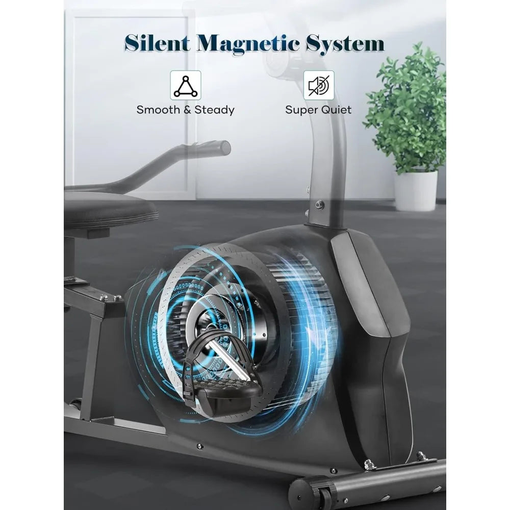 Crystal Sports Horizontal Exercise Bike Adult Training Bicycle Spinning Bike Home Hand Foot And Lower Limb Equipment