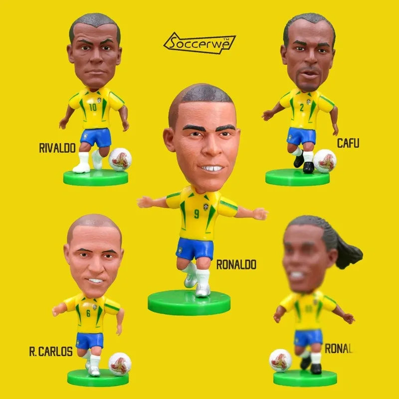 World Cup Brazil Neymar football star doll doll Big Rocafo Carlos ornament decoration desk decoration living room decoration