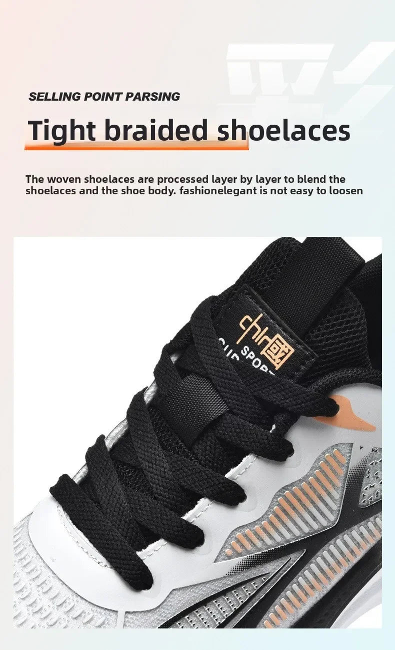 New Running Shoes Summer Tenis Masculino New Fitness Test Middle School Students Bounce Cushioning Sneakers Men's Shoes