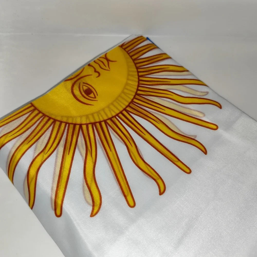 Argentina National Flag 3x5ft (90x150cm) Premium Polyester Outdoor/Indoor Flag for Sports Events & World Cup Decor