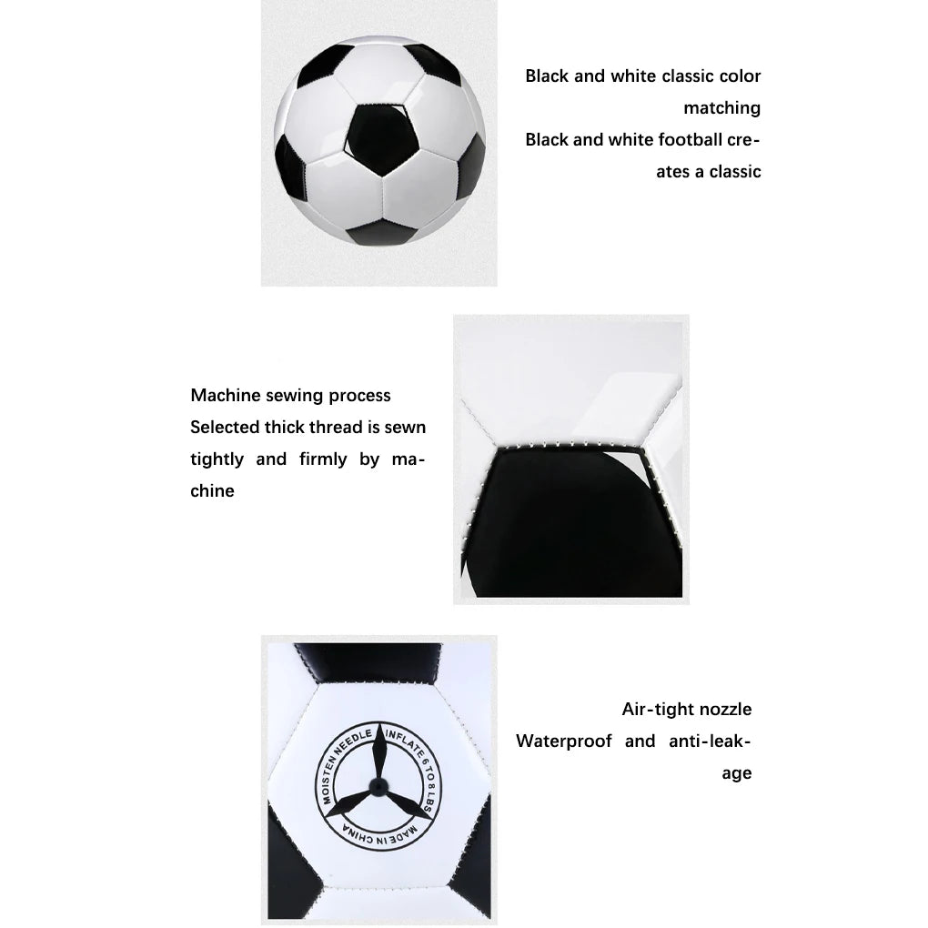 Standard Size 5 Soccer Ball Leakproof Campus Football Wear Resistant New Rubber Soccer Ball Elastic Football