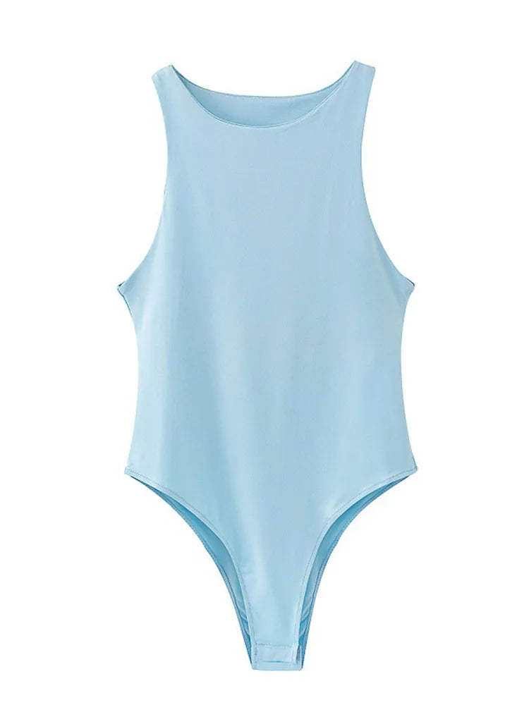 summer solid sexy bodycon women bodysuits female 4 color green slim casual bodysuit chic lady club short playsuits femme