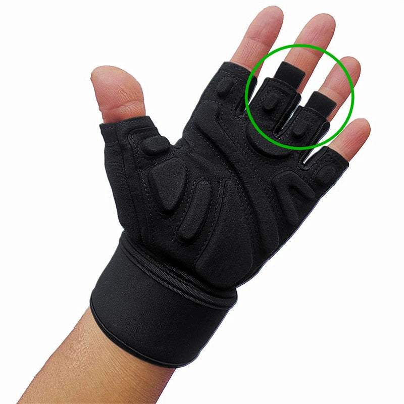 Bodybuilding Gym Gloves Weightlifting Dumbbell Kettlebell Pull Ups Workout Fitness Gloves For Man Women Crossfit Training