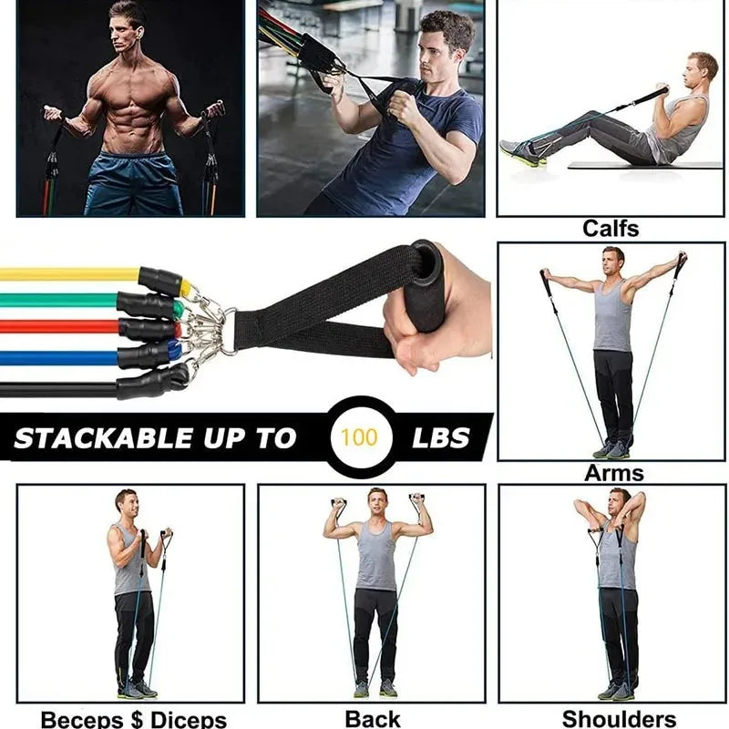 Beginner Fitness Equipment, Exercise Rubber Bands, Lightweight Resistance Bands, Fitness Training, Portable Elastic Bands