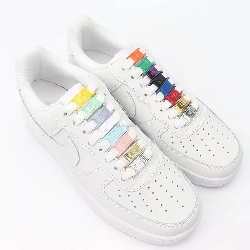 Original AF1 Shoelaces Combination White Flats Laces and Shoe Decoration Suit Sneaker Shoelace Air Force One Shoes Accessories
