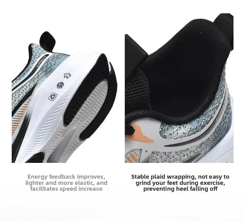 New Running Shoes Summer Tenis Masculino New Fitness Test Middle School Students Bounce Cushioning Sneakers Men's Shoes