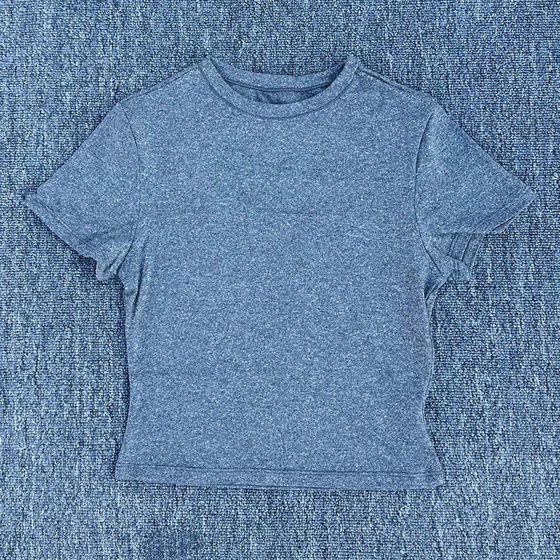 Women's Tight Fitting Sports T-shirt Quick Drying Short Sleeved Yoga T-shirt Pilates Running Exercise Fitness Short Sleeved