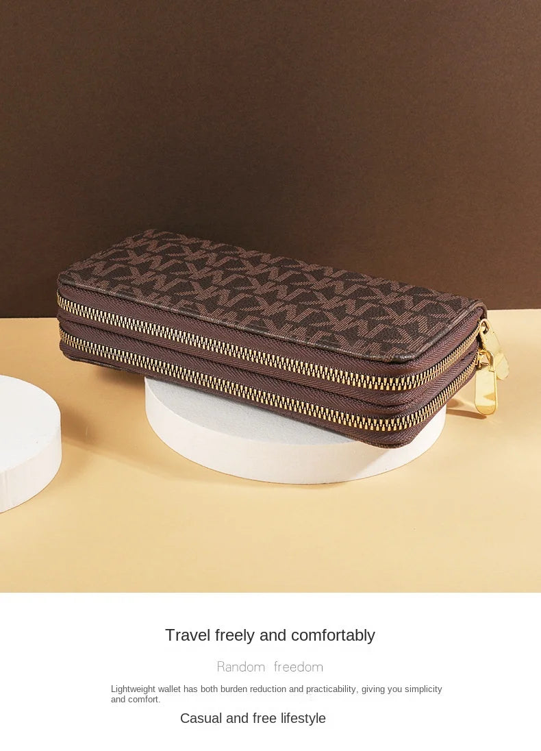 Fashion purse women's long large capacity zipper hand bag phone bag card bag cartera femenina wallet billetera carteras 2025