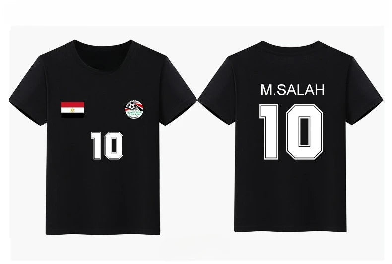 2026 The men's short-sleeved T-shirts, jerseys and fan uniforms of the Egyptian national football team for the World Cup