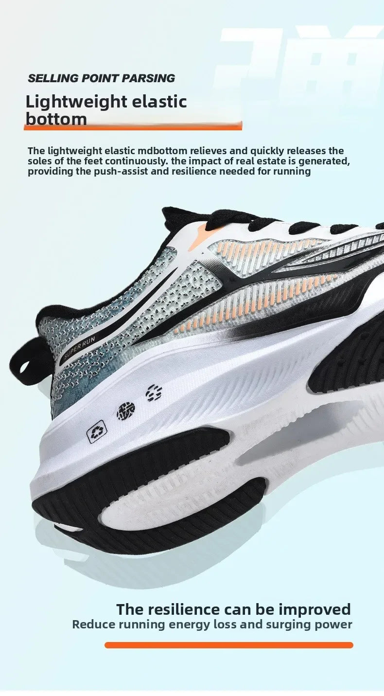 New Running Shoes Summer Tenis Masculino New Fitness Test Middle School Students Bounce Cushioning Sneakers Men's Shoes