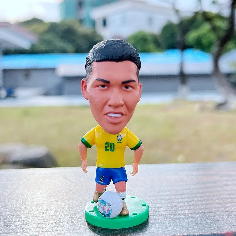 World Cup Brazil Neymar football star doll doll Big Rocafo Carlos ornament decoration desk decoration living room decoration