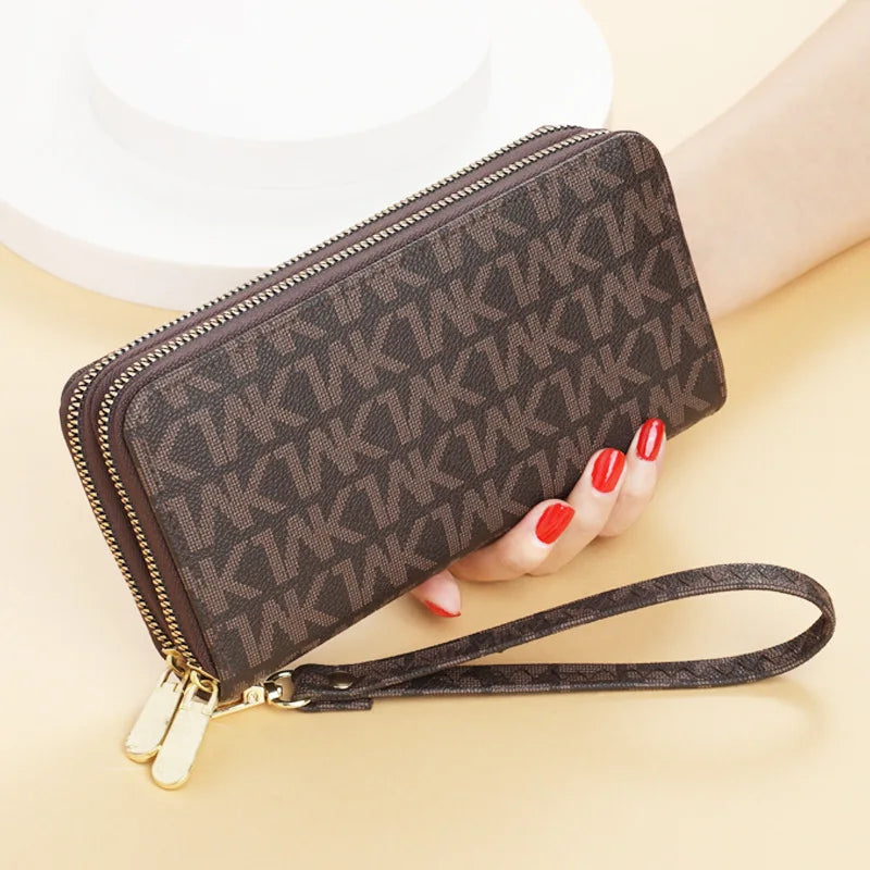Fashion purse women's long large capacity zipper hand bag phone bag card bag cartera femenina wallet billetera carteras 2025