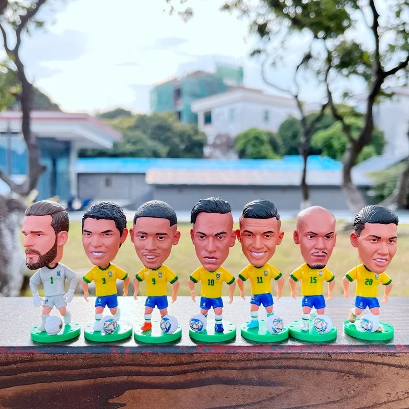 World Cup Brazil Neymar football star doll doll Big Rocafo Carlos ornament decoration  desk decoration  living room decoration