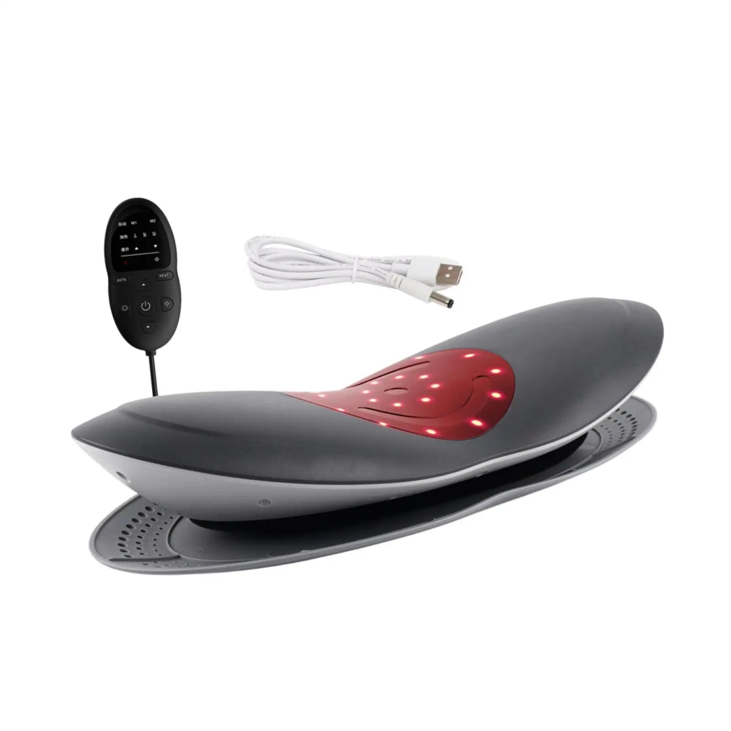 Traction Device, Massager for Women Men Relaxation Portable Sturdy for Lower Back Electric Back Stretcher
