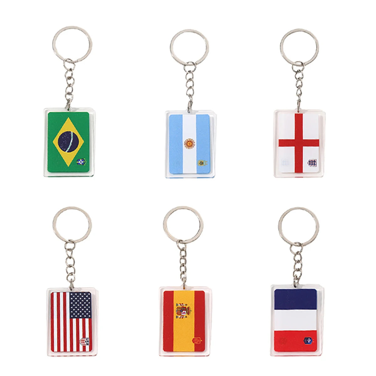 Creative Acrylic England brand Keychain Football World Cup Souvenir Acrylic Keychain Pendant