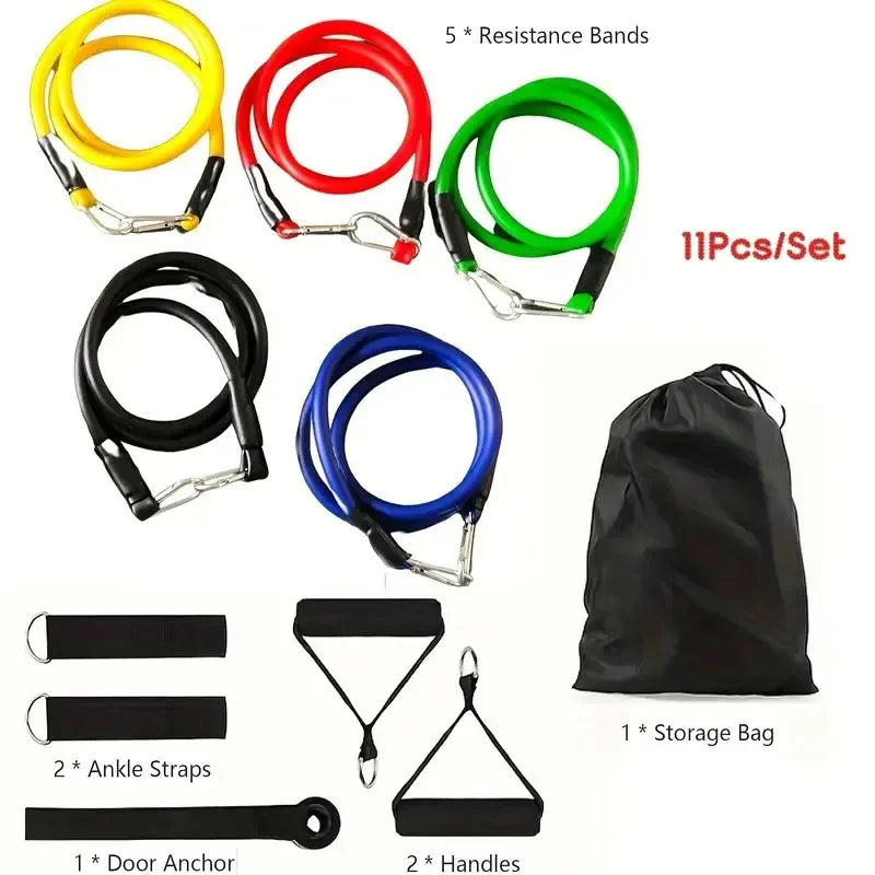 Beginner Fitness Equipment, Exercise Rubber Bands, Lightweight Resistance Bands, Fitness Training, Portable Elastic Bands