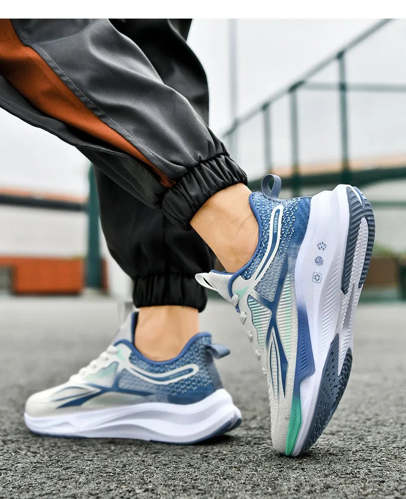 New Running Shoes Summer Tenis Masculino New Fitness Test Middle School Students Bounce Cushioning Sneakers Men's Shoes