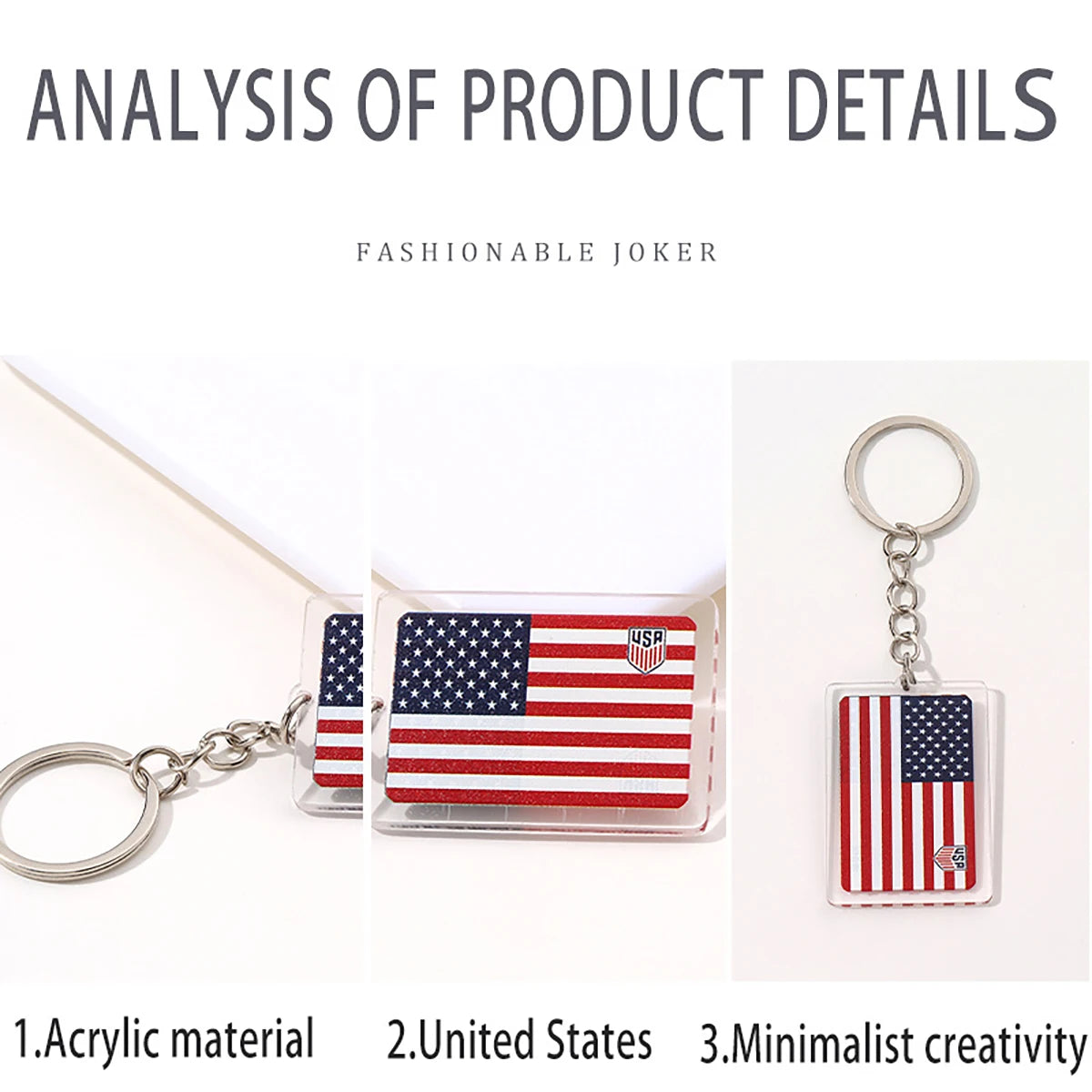 Creative Acrylic England brand Keychain Football World Cup Souvenir Acrylic Keychain Pendant