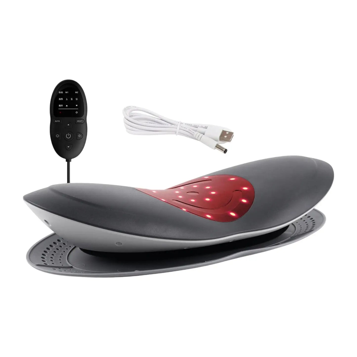 Traction Device, Massager for Women Men Relaxation Portable Sturdy for Lower Back Electric Back Stretcher
