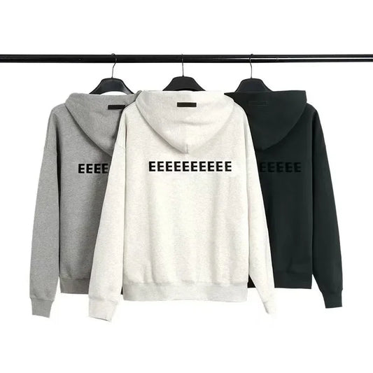 Season 8 Classic brand Men's Hoodies Luxury Design Back Plush Letter Cotton Hoodie Classic Brand Loose High Street Couple Set