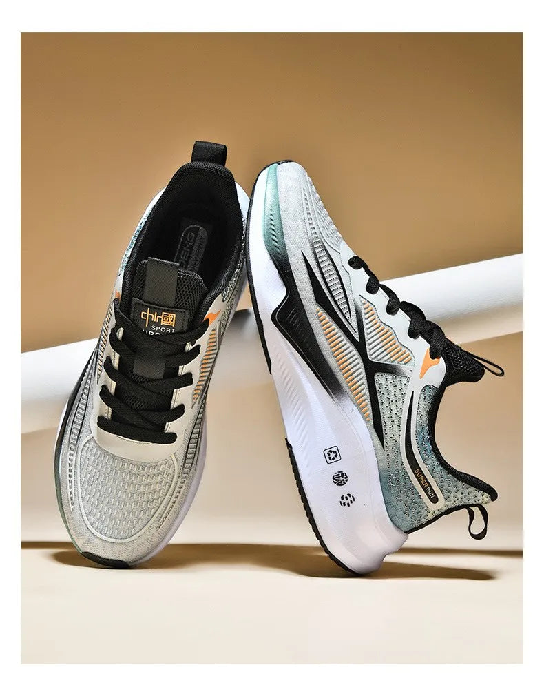 New Running Shoes Summer Tenis Masculino New Fitness Test Middle School Students Bounce Cushioning Sneakers Men's Shoes