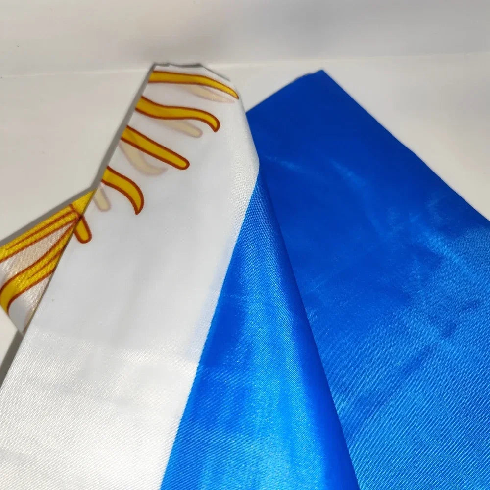 Argentina National Flag 3x5ft (90x150cm) Premium Polyester Outdoor/Indoor Flag for Sports Events & World Cup Decor