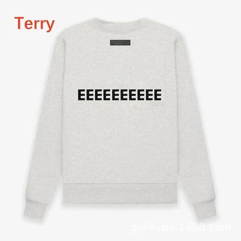 Season 8 Classic brand Men's Hoodies Luxury Design Back Plush Letter Cotton Hoodie Classic Brand Loose High Street Couple Set