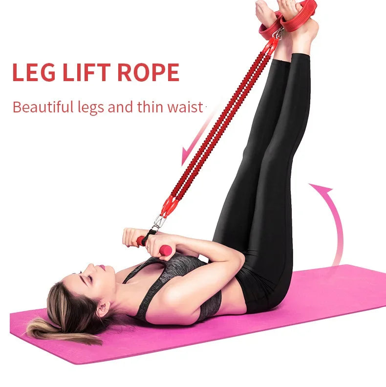 Fitness Pull Pedal Exercise At Home Fitness Exercise Resistance Band Sports Weight Loss Thin Belly Yoga Shaping Exerciser
