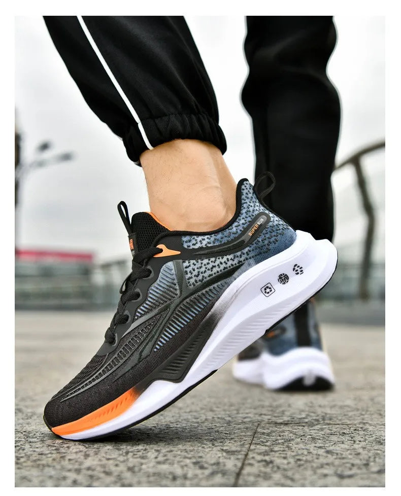 New Running Shoes Summer Tenis Masculino New Fitness Test Middle School Students Bounce Cushioning Sneakers Men's Shoes