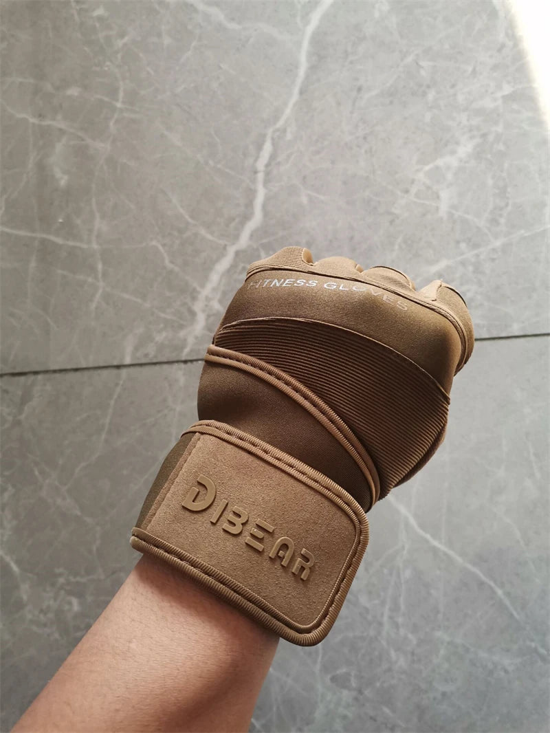 Bodybuilding Gym Gloves Weightlifting Dumbbell Kettlebell Pull Ups  Workout Fitness Gloves For Man Women Crossfit Training