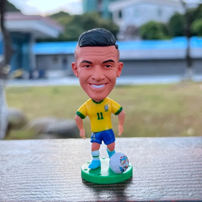 World Cup Brazil Neymar football star doll doll Big Rocafo Carlos ornament decoration  desk decoration  living room decoration