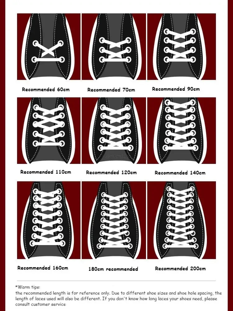Original AF1 Shoelaces Combination White Flats Laces and Shoe Decoration Suit Sneaker Shoelace Air Force One Shoes Accessories