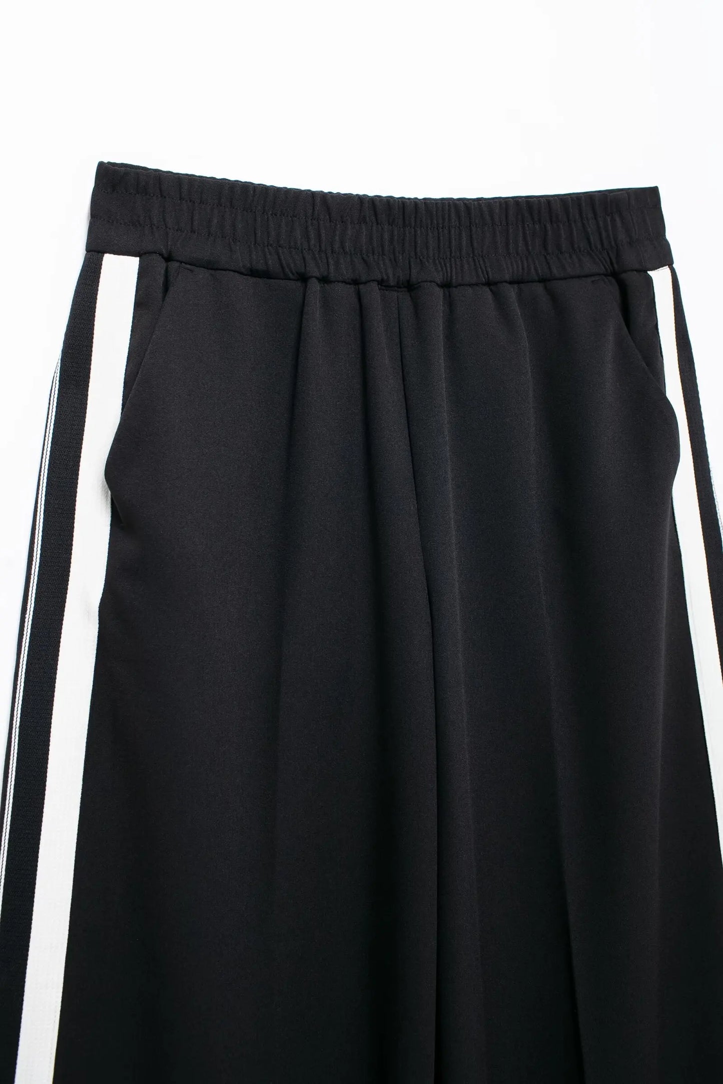 2024 New Women Casual Black Trousers Suits Sports Short Jacket + Female Vinatge Black White Patchwork Baggy Pants Street