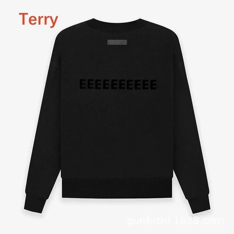 Season 8 Classic brand Men's Hoodies Luxury Design Back Plush Letter Cotton Hoodie Classic Brand Loose High Street Couple Set