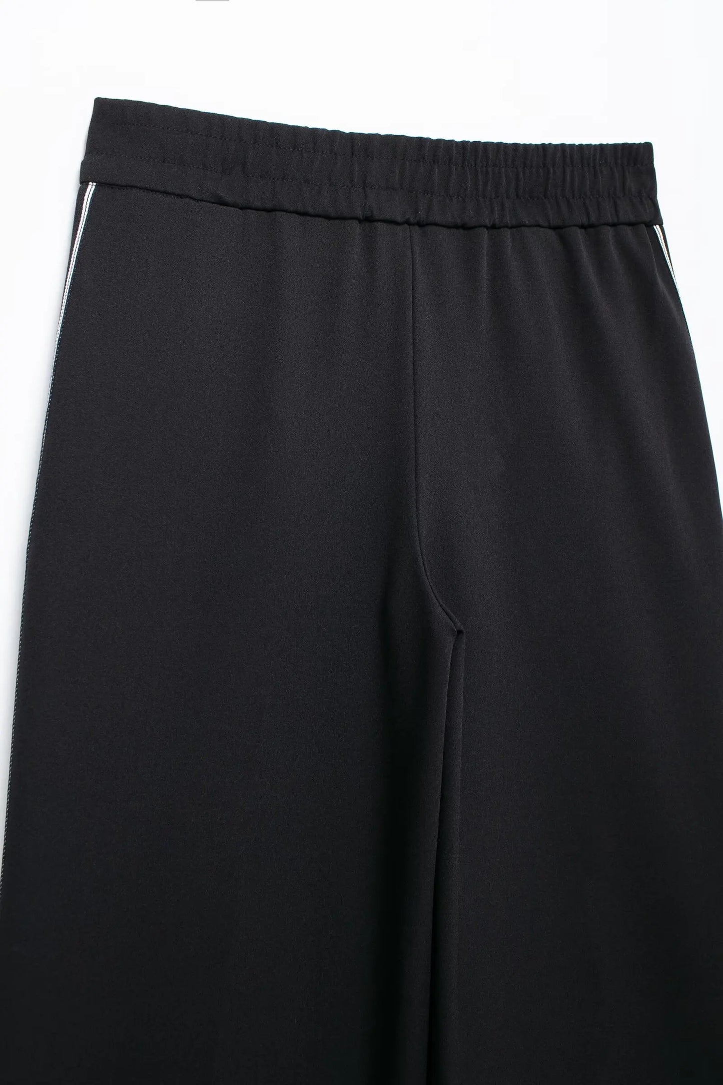 2024 New Women Casual Black Trousers Suits Sports Short Jacket + Female Vinatge Black White Patchwork Baggy Pants Street