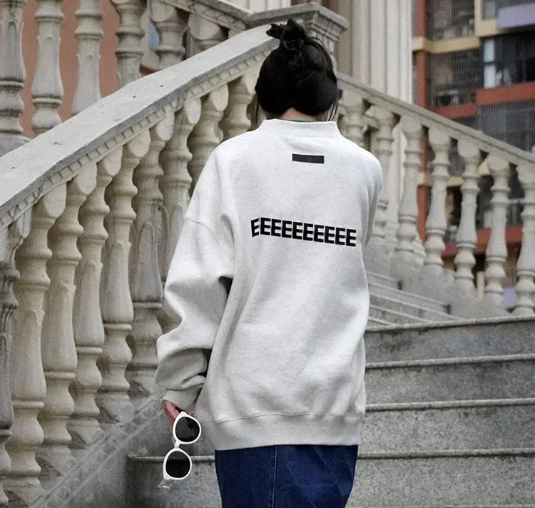 Season 8 Classic brand Men's Hoodies Luxury Design Back Plush Letter Cotton Hoodie Classic Brand Loose High Street Couple Set