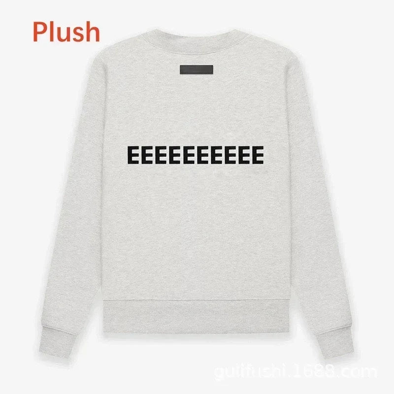 Season 8 Classic brand Men's Hoodies Luxury Design Back Plush Letter Cotton Hoodie Classic Brand Loose High Street Couple Set