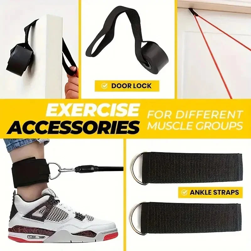 Beginner Fitness Equipment, Exercise Rubber Bands, Lightweight Resistance Bands, Fitness Training, Portable Elastic Bands