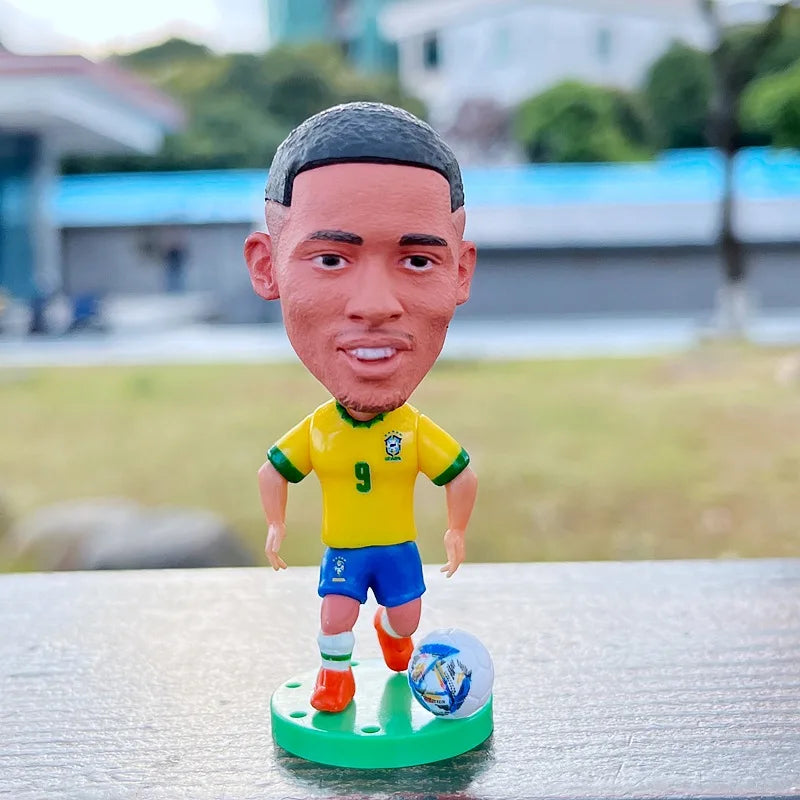 World Cup Brazil Neymar football star doll doll Big Rocafo Carlos ornament decoration  desk decoration  living room decoration