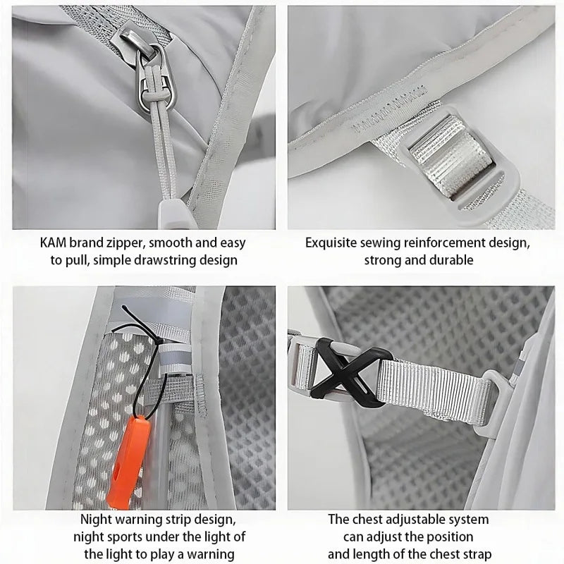 Cycling Running Hiking Vest Breathable Bicycle Cross-Country Marathon Sports Lightweight Multifunctional Outdoor Activity Gear